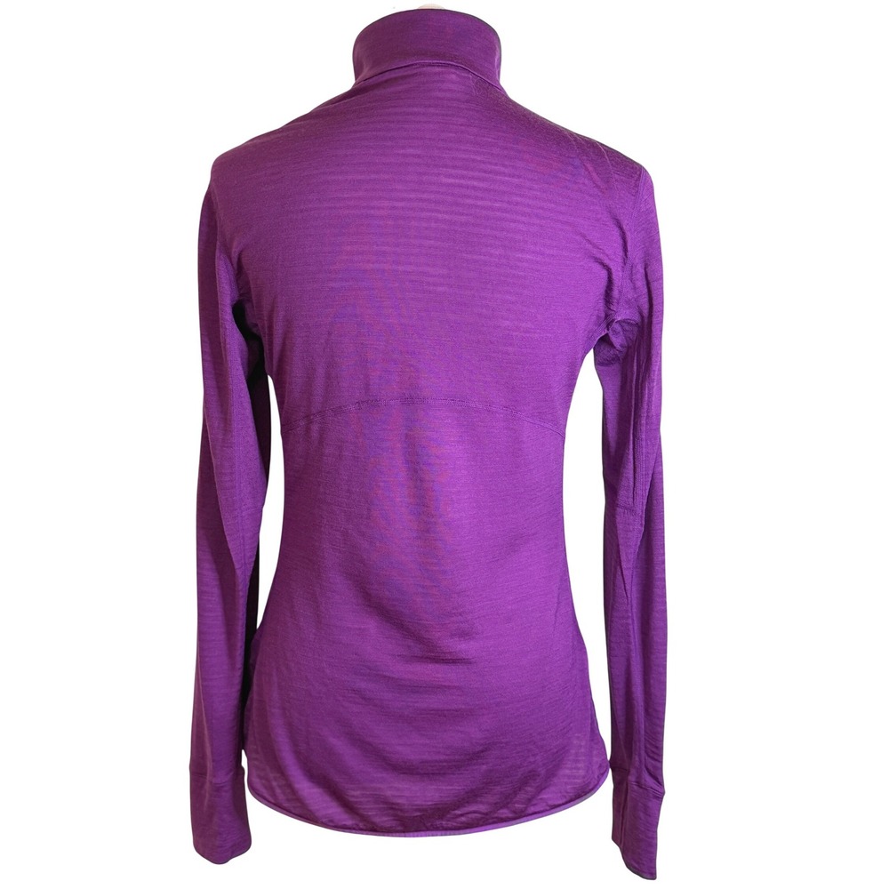 Icebreaker Womens Descender Merino Blend Half Zip Base Layer M Athleisure Hiking - Picture 2 of 11